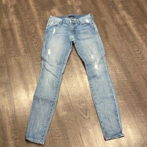 Koral distressed skinny jeans